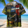 Unijames Friesian Horse Equestrian Pasture Hawaiian Shirt