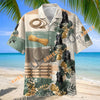 Unijames Friesian Horse Tropical Floral Hawaiian Shirt