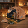 Unijames Personalized Sunset Zipper Horse Portrait Cap