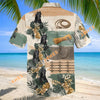 Unijames Friesian Horse Tropical Floral Hawaiian Shirt