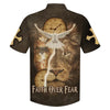 UniJames Faith Over Fear Hawaiian Shirt - Jesus Lion And Dove Hawaiian Shirts - Christian Hawaiian Shirt - Hawaiian Shirts For Men