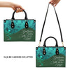 Custom Bible Verse Leather Handbag for Women – Personalized Christian Purse with Name & Scripture –