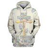 Uni Fully Vaccinated By The Blood Of Jesus Cross Faith 3D Hoodie