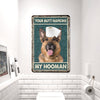 uni German Shepherd All Printed 3D Metal Sign