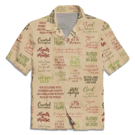 UniJames God Is Good Vintage Christian Hawaiian Shirt