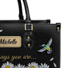 God Says You Are Daisy Hummingbird, Personalized Gifts, Gifts for Women.