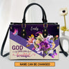 God Calls You Beautiful Flower And Cross Gorgeous Leather Bags, Personalized Bags, Gifts for Women, Christmas Gift, CABLTB01300723.