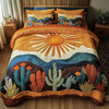 Golden Horizon 3-Piece Quilted Bedding Set NCU0VH3029