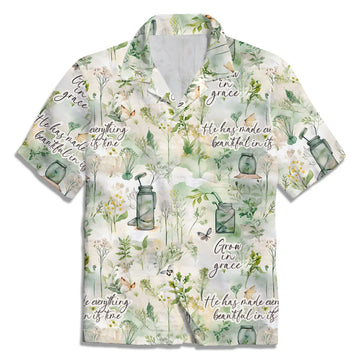 UniJames Grow In Grace Christian Hawaiian Shirt