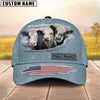 Uni Black Baldy Jeans Pattern Customized Name Cap