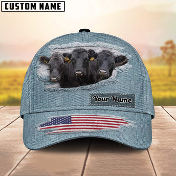 Uni Dexter Jeans Pattern Customized Name Cap