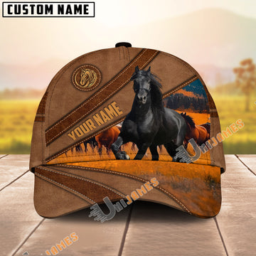 Unijames Wild Horse Western Cap - Friesian Horse