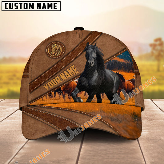 Unijames Wild Horse Western Cap - Friesian Horse