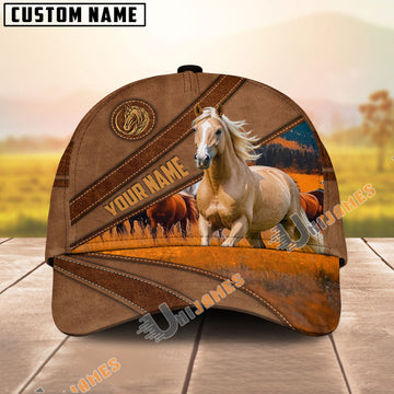 Unijames Wild Horse Western Cap - Palomino Horse