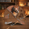 Unijames Personalized Western Horse Leather Style Cap