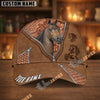 Unijames Personalized Western Horse Leather Style Cap