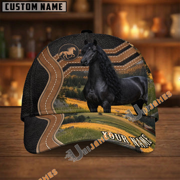 Unijames Personalized Friesian Horse Ranch Cap