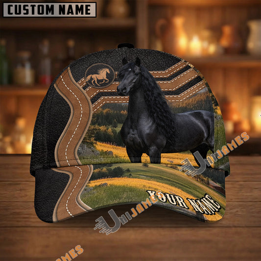 Unijames Personalized Friesian Horse Ranch Cap