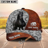 Unijames Personalized Horse Leather Patch Cap