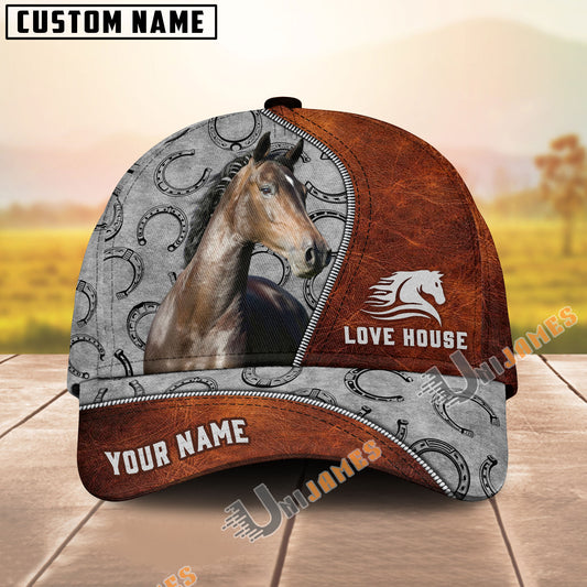 Unijames Personalized Hackney Leather Patch Cap