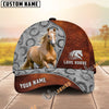 Unijames Personalized Horse Leather Patch Cap