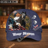 Unijames Personalized Horse & Bald Eagle USA Flag Baseball Cap