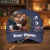 Unijames Personalized Horse & Bald Eagle USA Flag Baseball Cap