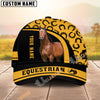 Unijames Personalized Horse Lover Horseshoe Baseball Cap