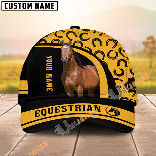 Unijames Personalized Horse Lover Horseshoe Baseball Cap