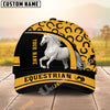 Unijames Personalized Horse Lover Horseshoe Baseball Cap