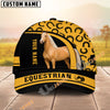 Unijames Personalized Horse Lover Horseshoe Baseball Cap