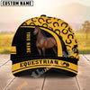 Unijames Personalized Horse Lover Horseshoe Baseball Cap