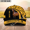 Unijames Personalized Horse Lover Horseshoe Baseball Cap