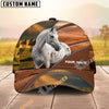 Unijames Custom Name Horse  Western Sunset Baseball Cap
