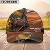 Unijames Custom Name Horse  Western Sunset Baseball Cap