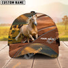 Unijames Custom Name Horse  Western Sunset Baseball Cap