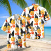 Unijames Tropical Bay Friesian Horse Floral Hawaiian Shirt
