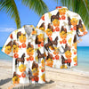 Unijames Tropical Bay Thoroughbred Horse Floral Hawaiian Shirt