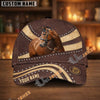Unijames Personalized Horse Lover Vintage Leather Hat