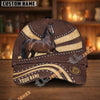 Unijames Personalized Horse Lover Vintage Leather Hat