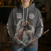 Unijames Trust God’s Plan Jesus Gray 3D Hoodie