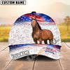 Unijames Personalized Horse America 250 Years of Freedom Classic Cap