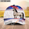 Unijames Personalized Horse America 250 Years of Freedom Classic Cap