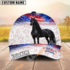 Unijames Personalized Horse America 250 Years of Freedom Classic Cap