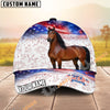 Unijames Personalized Horse America 250 Years of Freedom Classic Cap