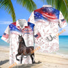 Unijames Hackney Horse America 250 Years of Freedom Hawaiian Shirt