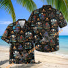 Unijames Outdoor Camping Campfire Moonlight Hawaiian Shirt