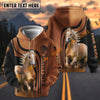 UniJames Personalized Name Western Equestrian Ranch Hoodie for Horse Lovers (9 breeds)