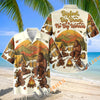 Unijames Bigfoot Big Brews No Big Worries Camping Hawaiian Shirt