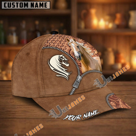Unijames Palomino Horse Leather Pattern Cap